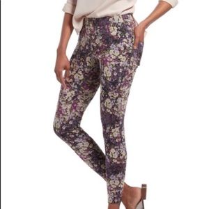 Hue denim floral leggings! Size L